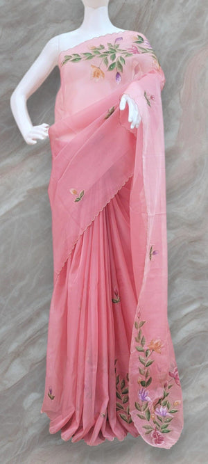 Crepe Silk Saree - StitchVogue