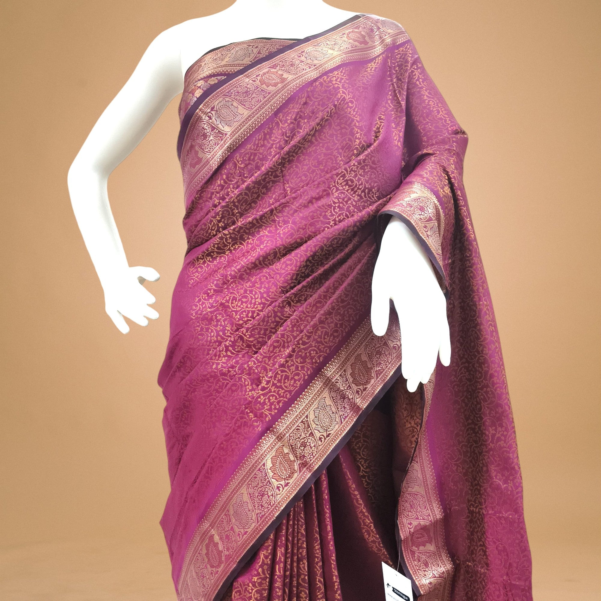Dharmavaram Silk Saree - StitchVogue