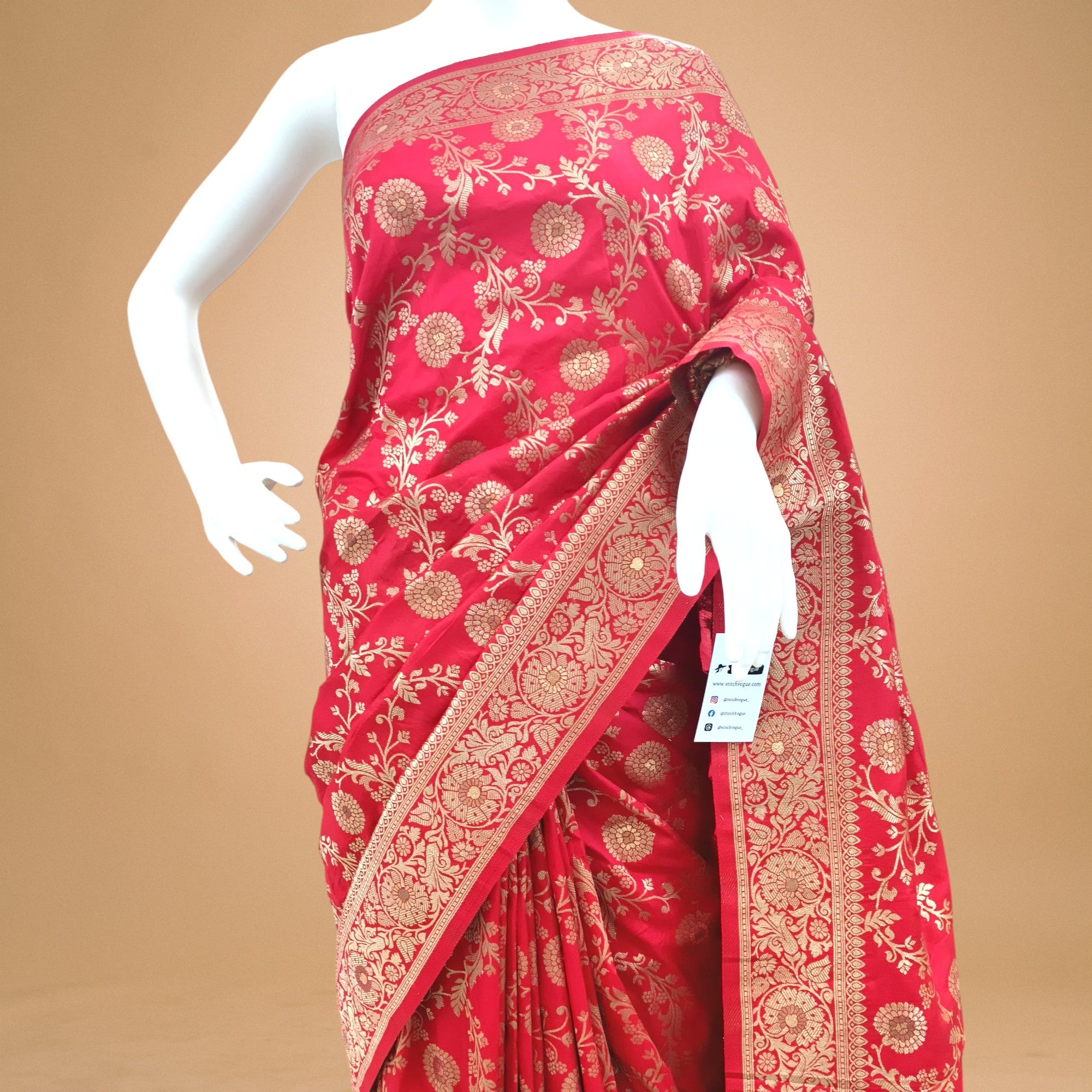 Dola Silk Saree - StitchVogue