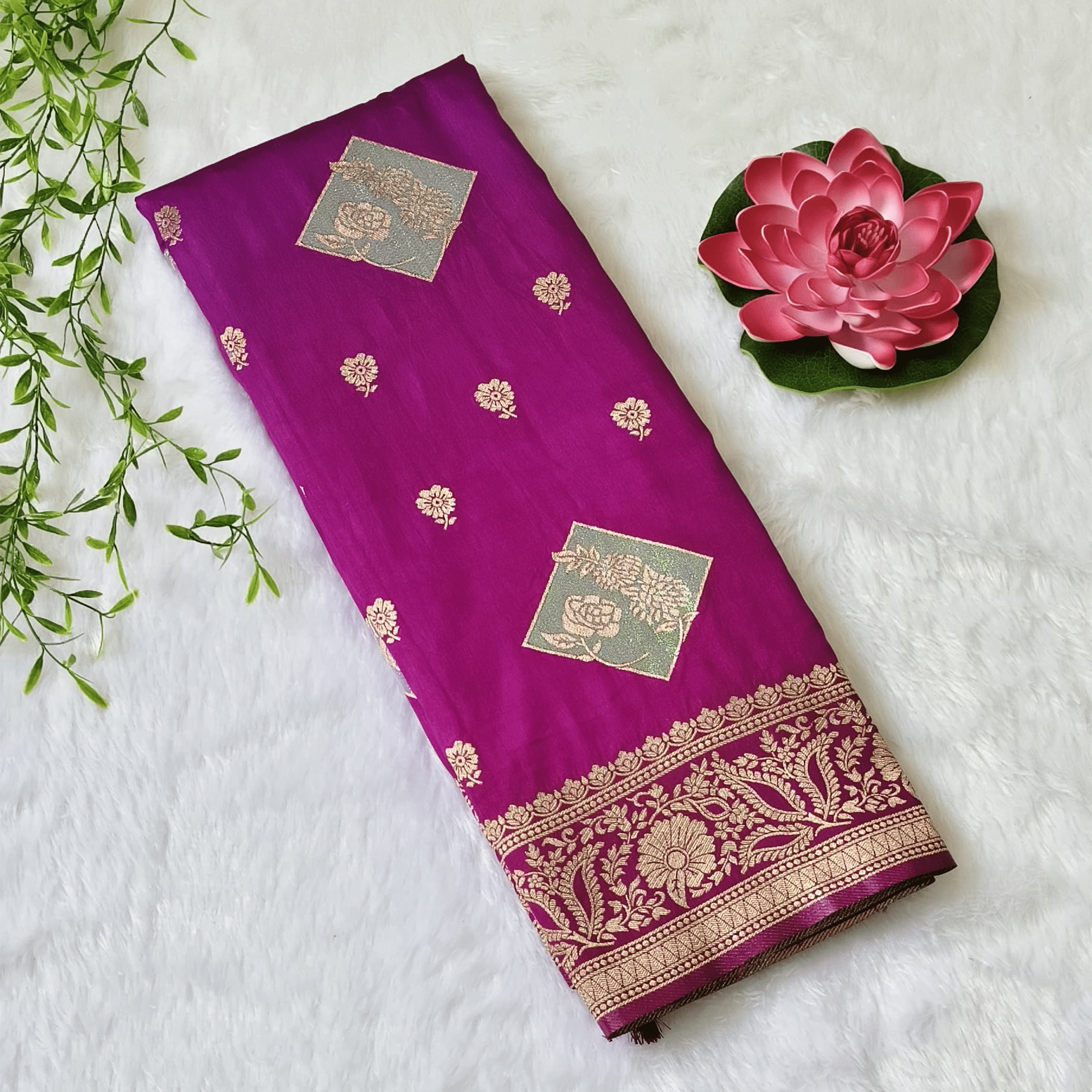 Dola Silk Saree - StitchVogue
