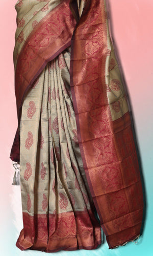 Kanjeevaram Silk Saree - StitchVogue