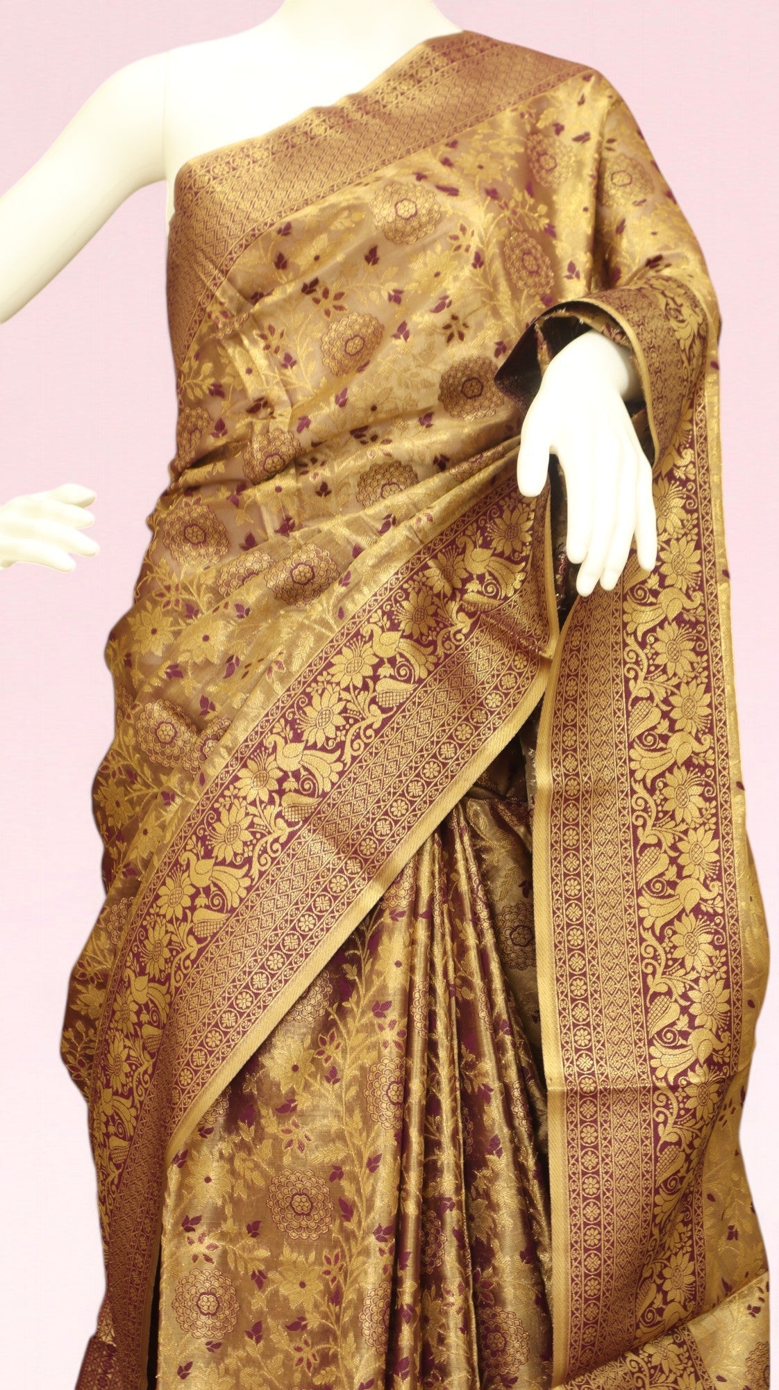 Kanjeevaram Silk Saree - StitchVogue