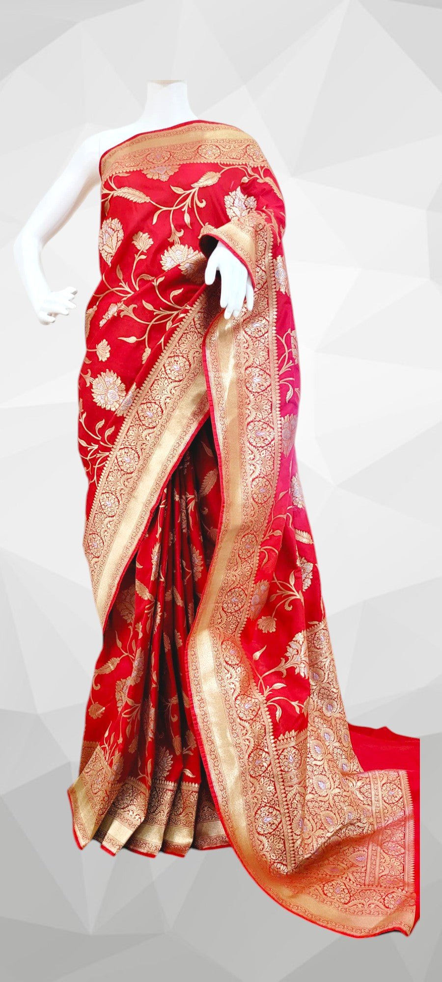 Katan Silk Saree - StitchVogue