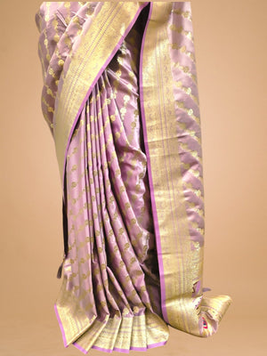 Lichi Silk Saree - StitchVogue