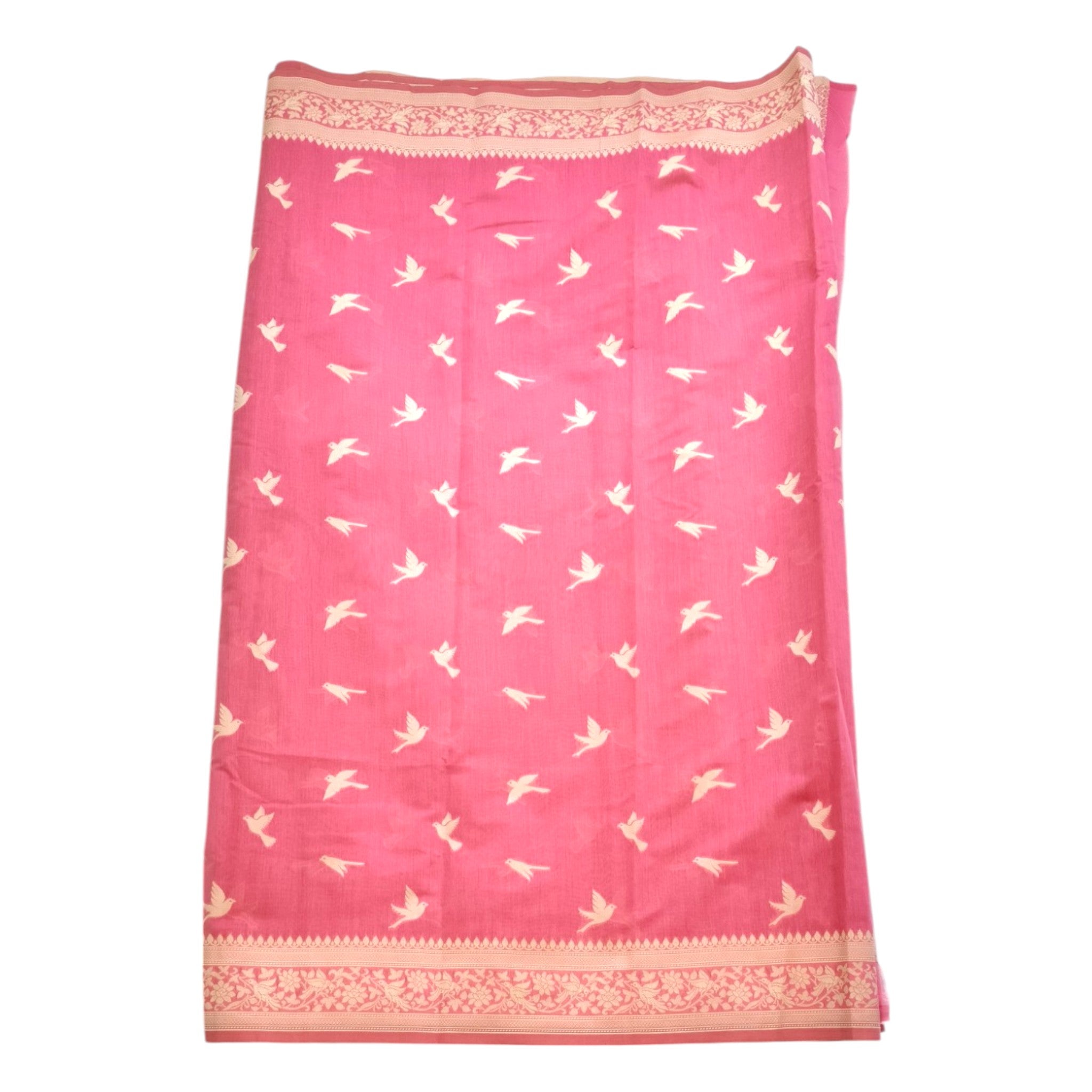 Mercerised Cotton Saree - StitchVogue