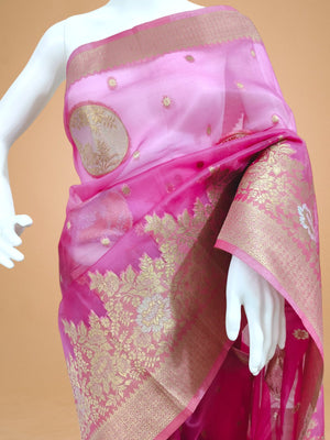 Organza Silk Saree - StitchVogue