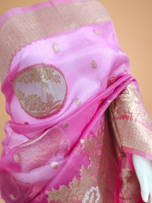 Organza Silk Saree - StitchVogue