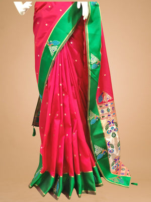 Paithani Silk Saree - StitchVogue