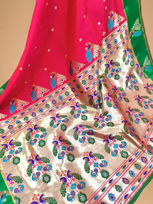 Paithani Silk Saree - StitchVogue