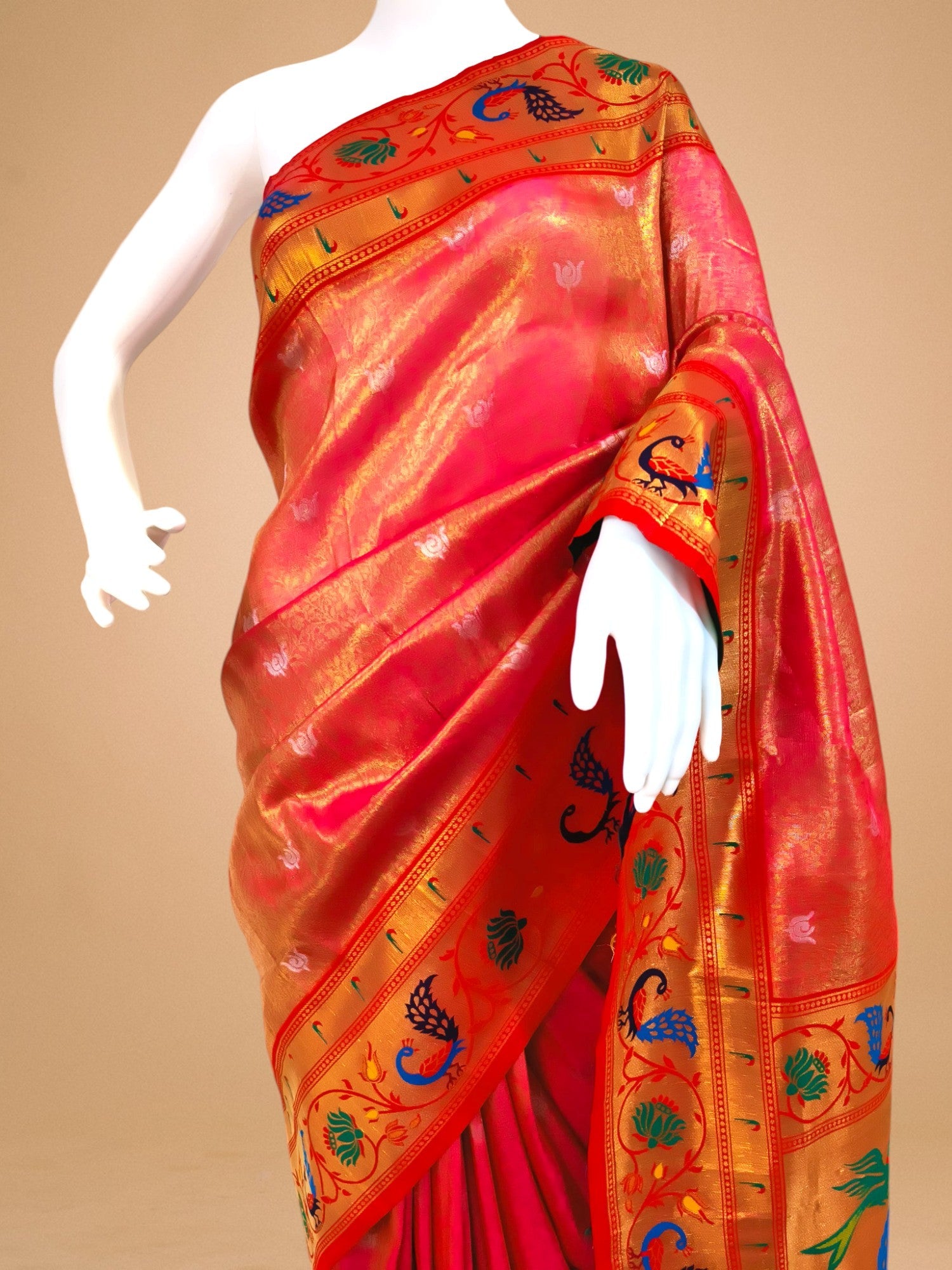 Paithani Silk Saree - StitchVogue