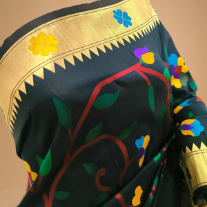 Paithani Silk Saree - StitchVogue