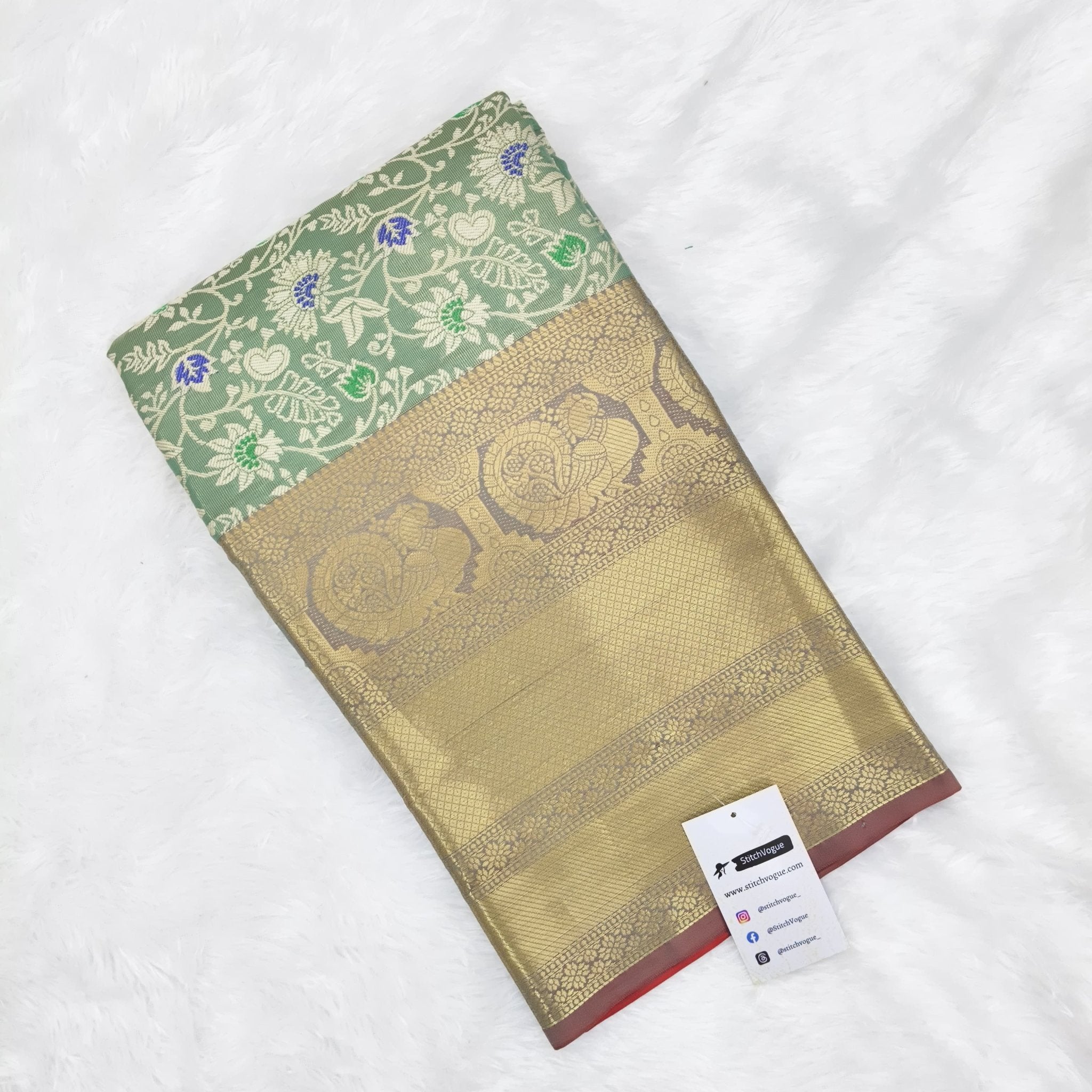 Pattu Silk Saree - StitchVogue