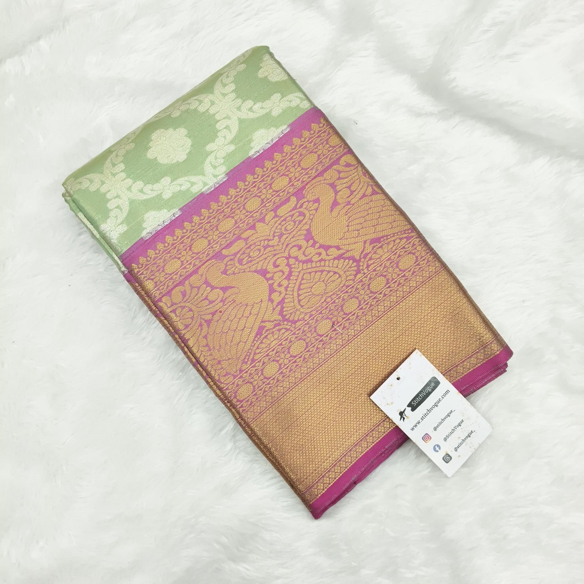 Pattu Silk Saree - StitchVogue