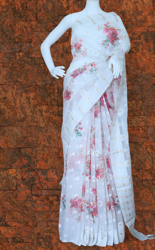 Linen Saree