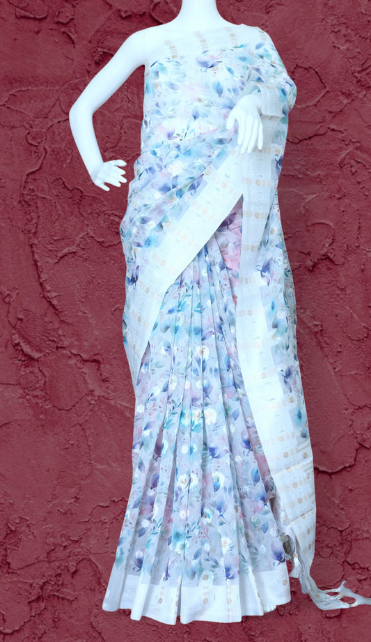 Linen Saree