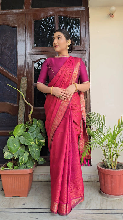 Dharmavaram Silk Saree