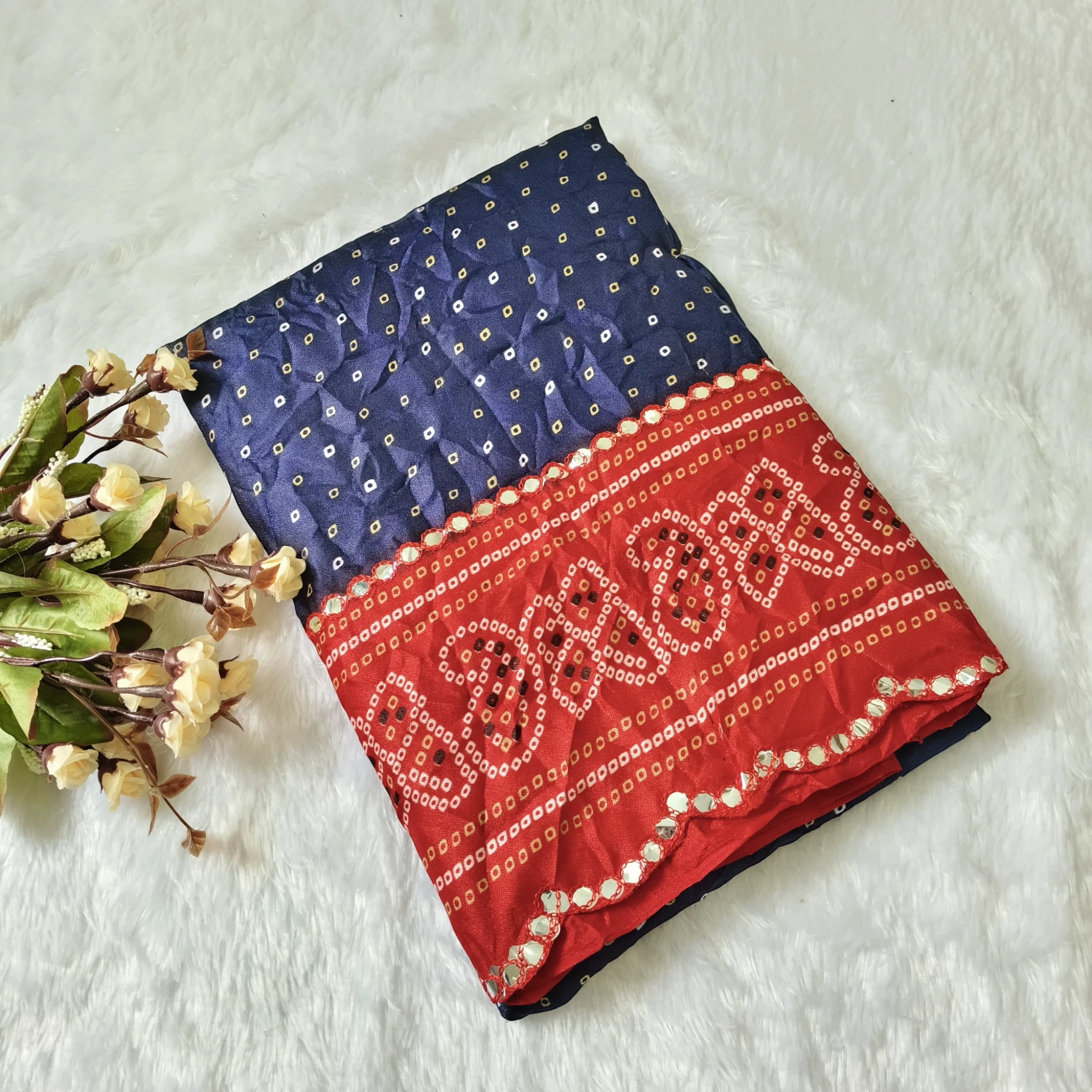 Moss Crush Saree