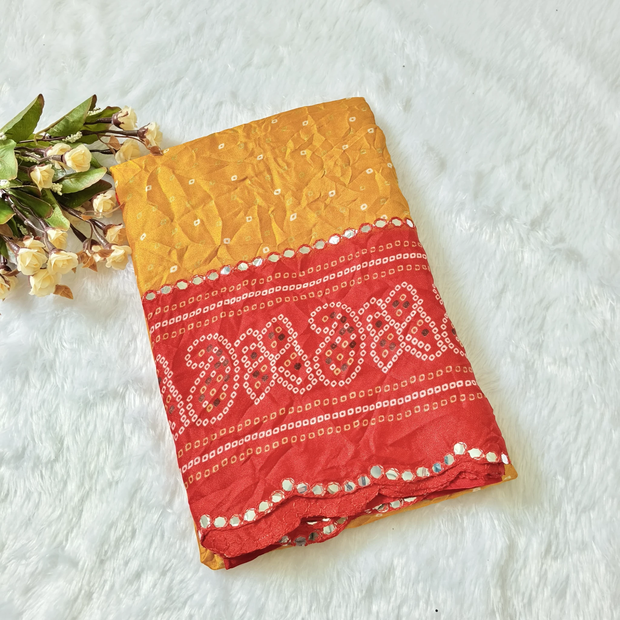 Moss Crush Saree