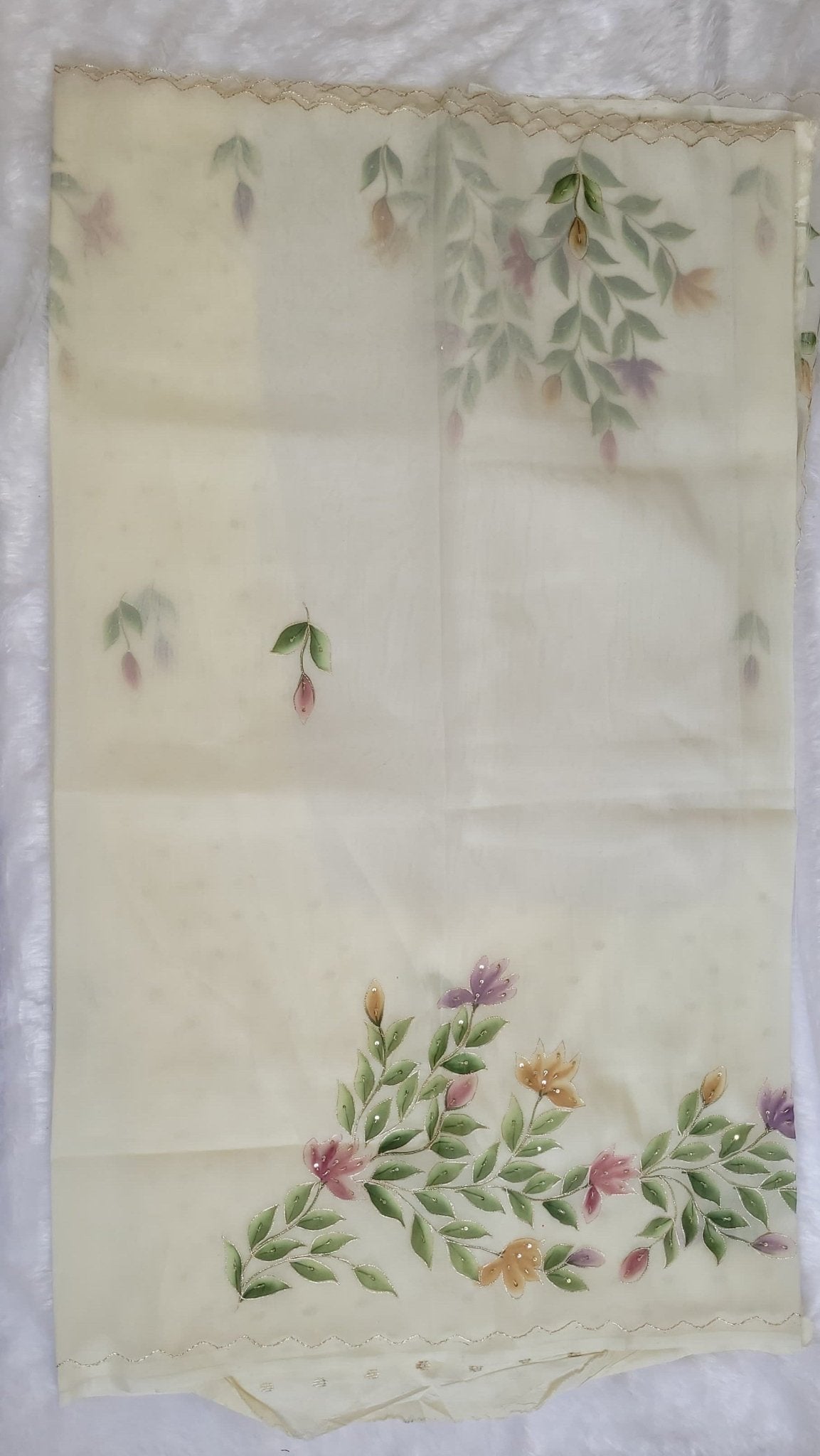 Crepe Silk Saree - StitchVogue