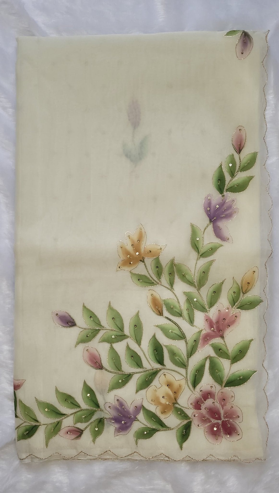 Crepe Silk Saree - StitchVogue