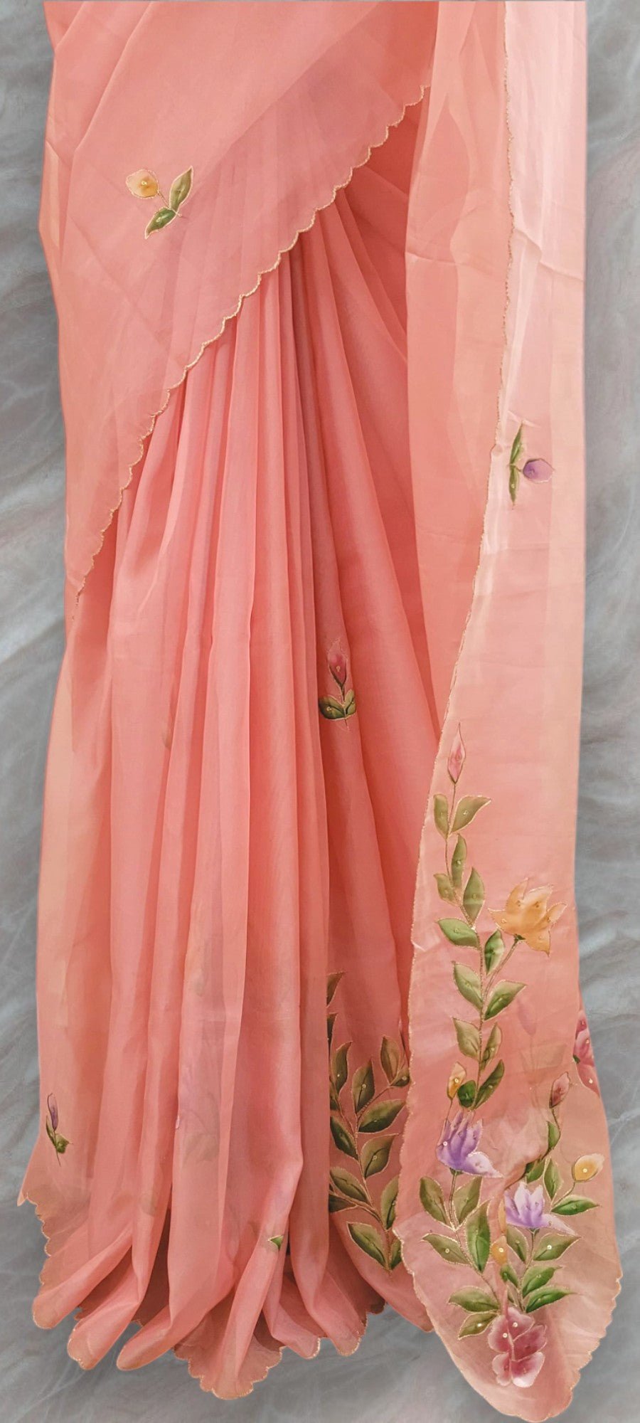 Crepe Silk Saree - StitchVogue