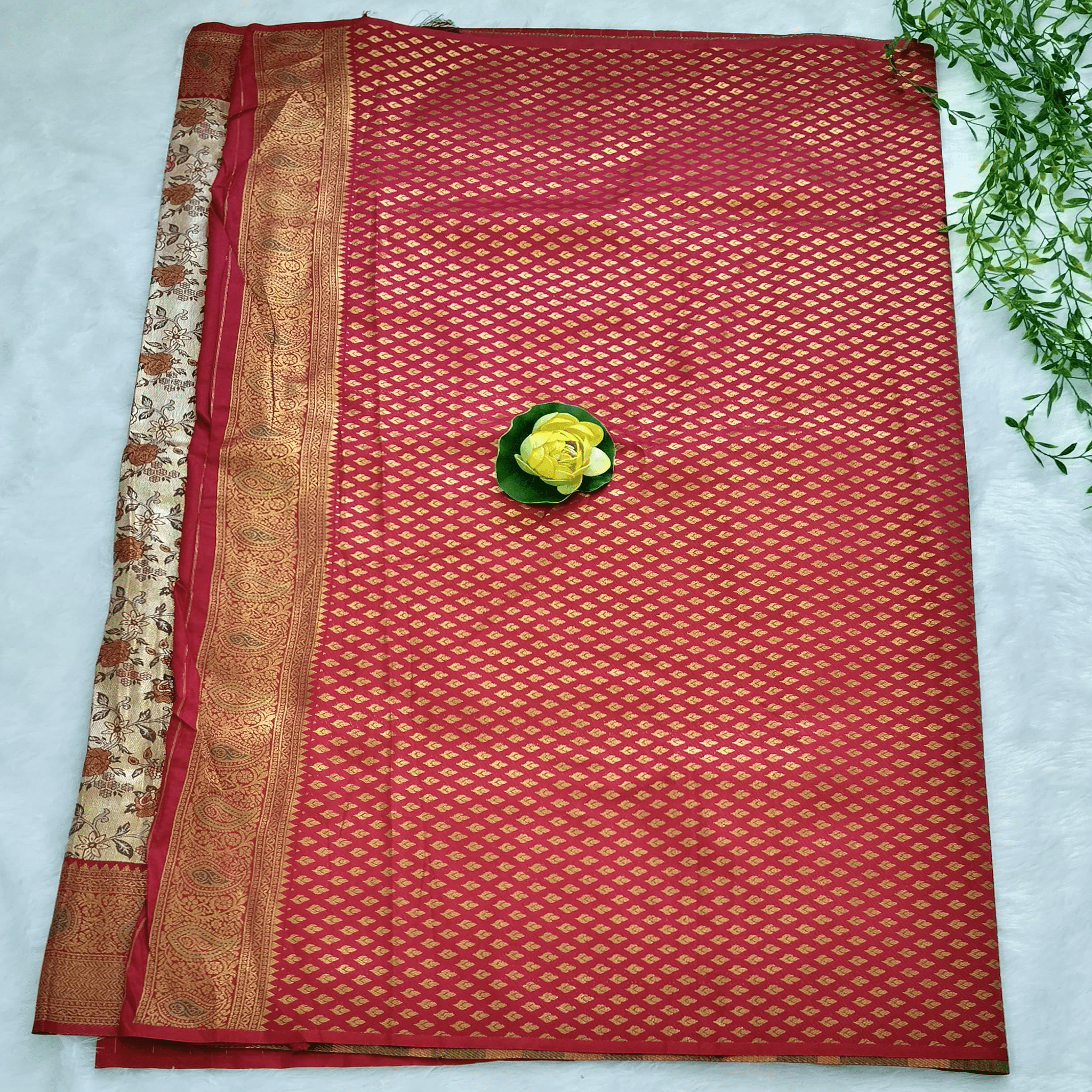 Kanjeevaram Silk Saree - StitchVogue
