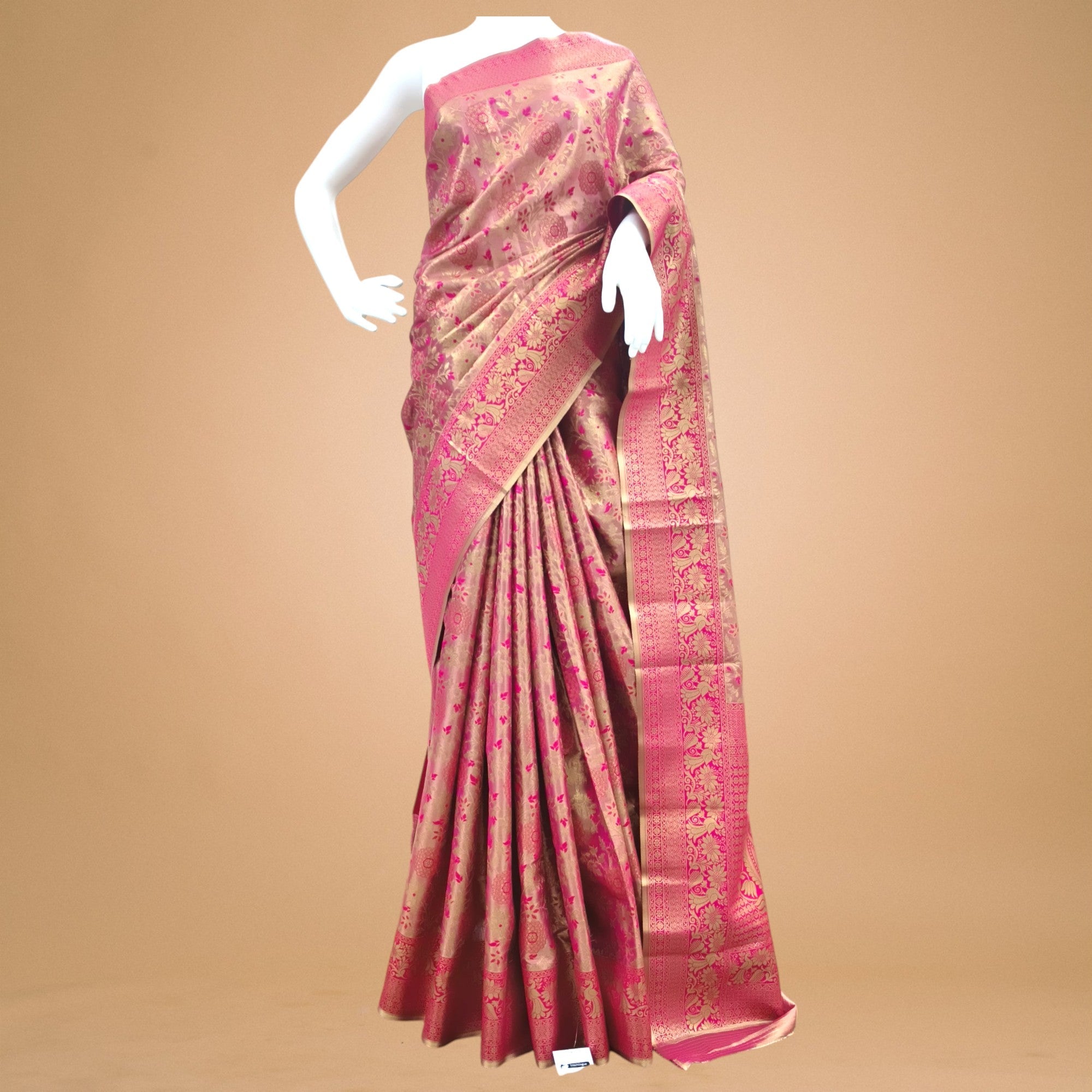 Kanjeevaram Silk Saree - StitchVogue