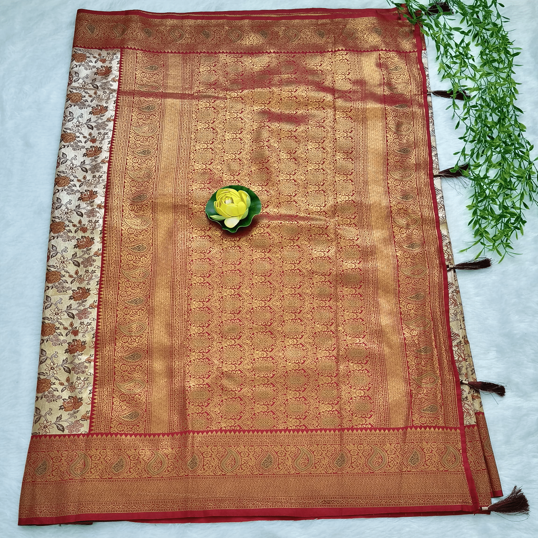 Kanjeevaram Silk Saree - StitchVogue