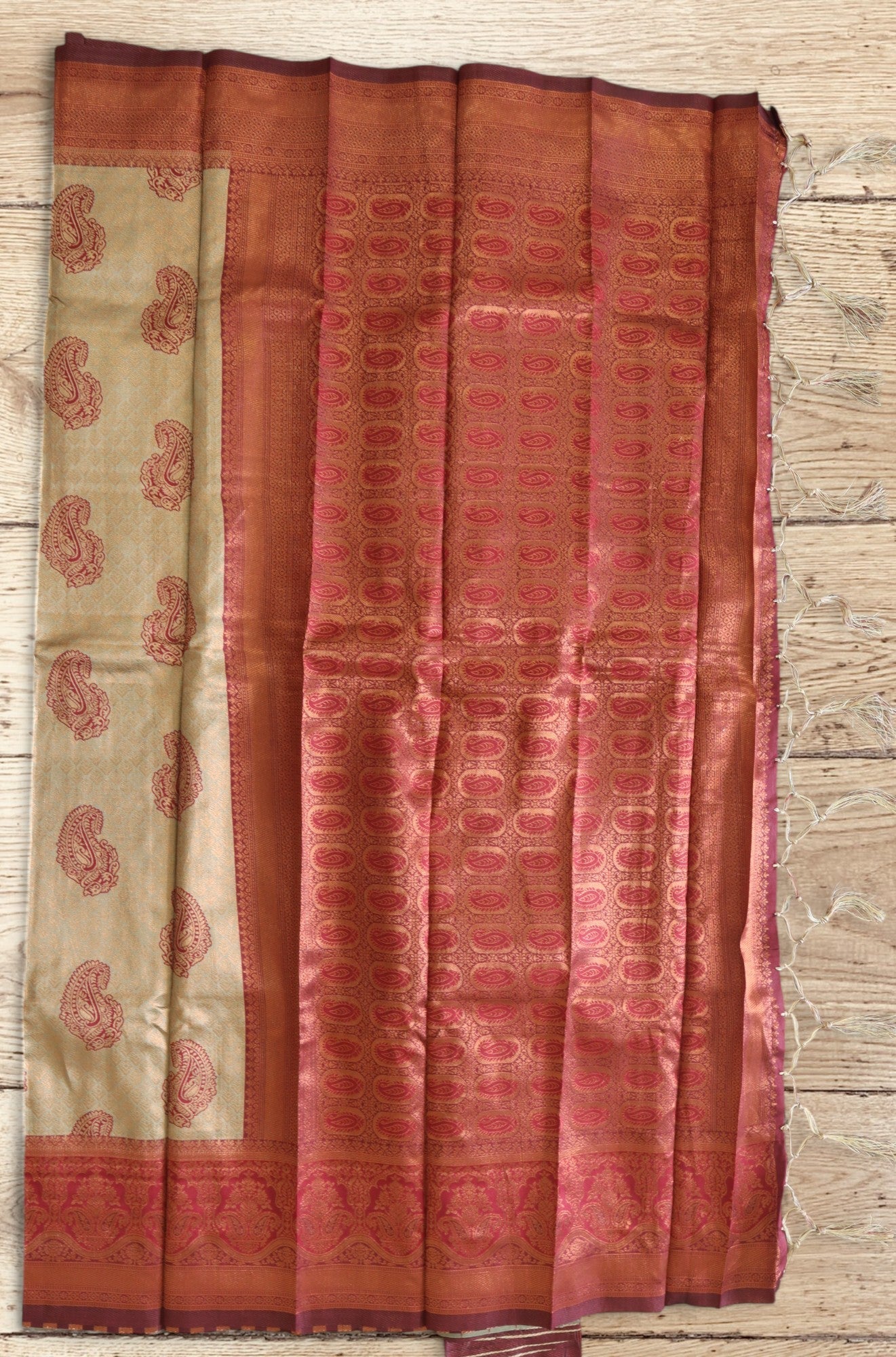 Kanjeevaram Silk Saree - StitchVogue