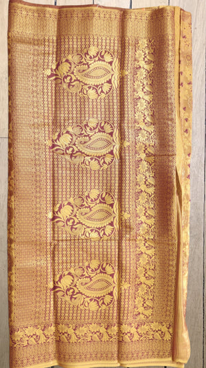 Kanjeevaram Silk Saree - StitchVogue