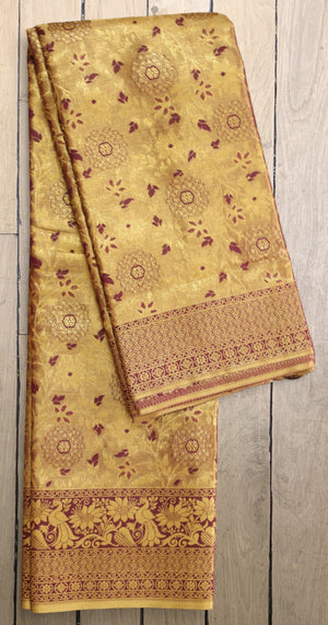 Kanjeevaram Silk Saree - StitchVogue