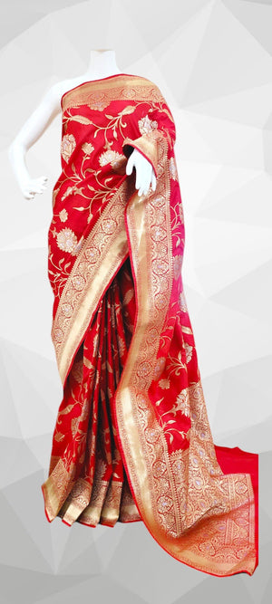 Katan Silk Saree - StitchVogue