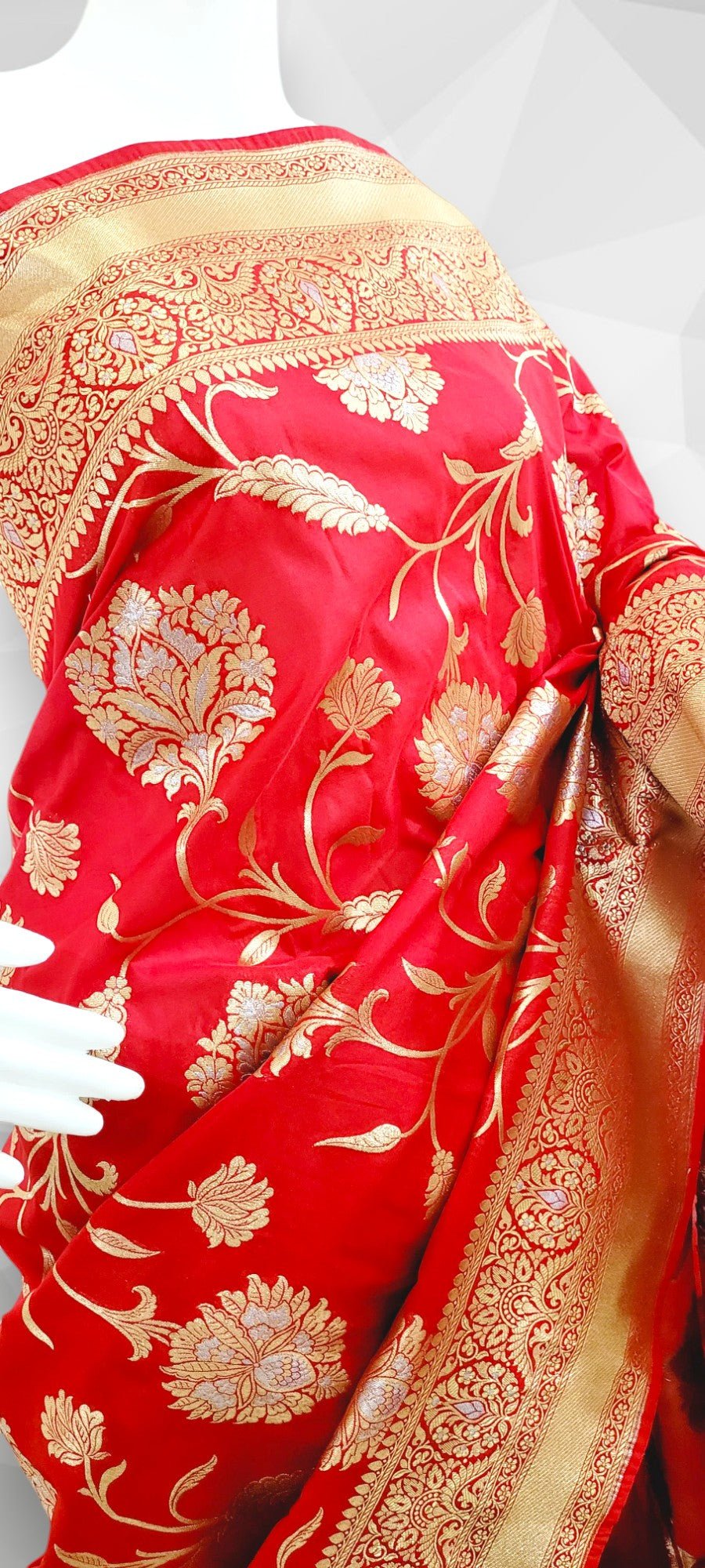 Katan Silk Saree - StitchVogue