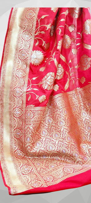 Katan Silk Saree - StitchVogue