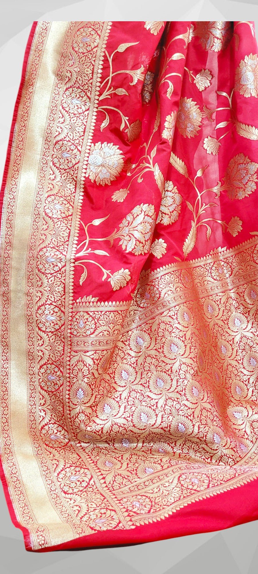 Katan Silk Saree - StitchVogue