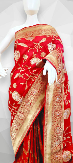 Katan Silk Saree - StitchVogue