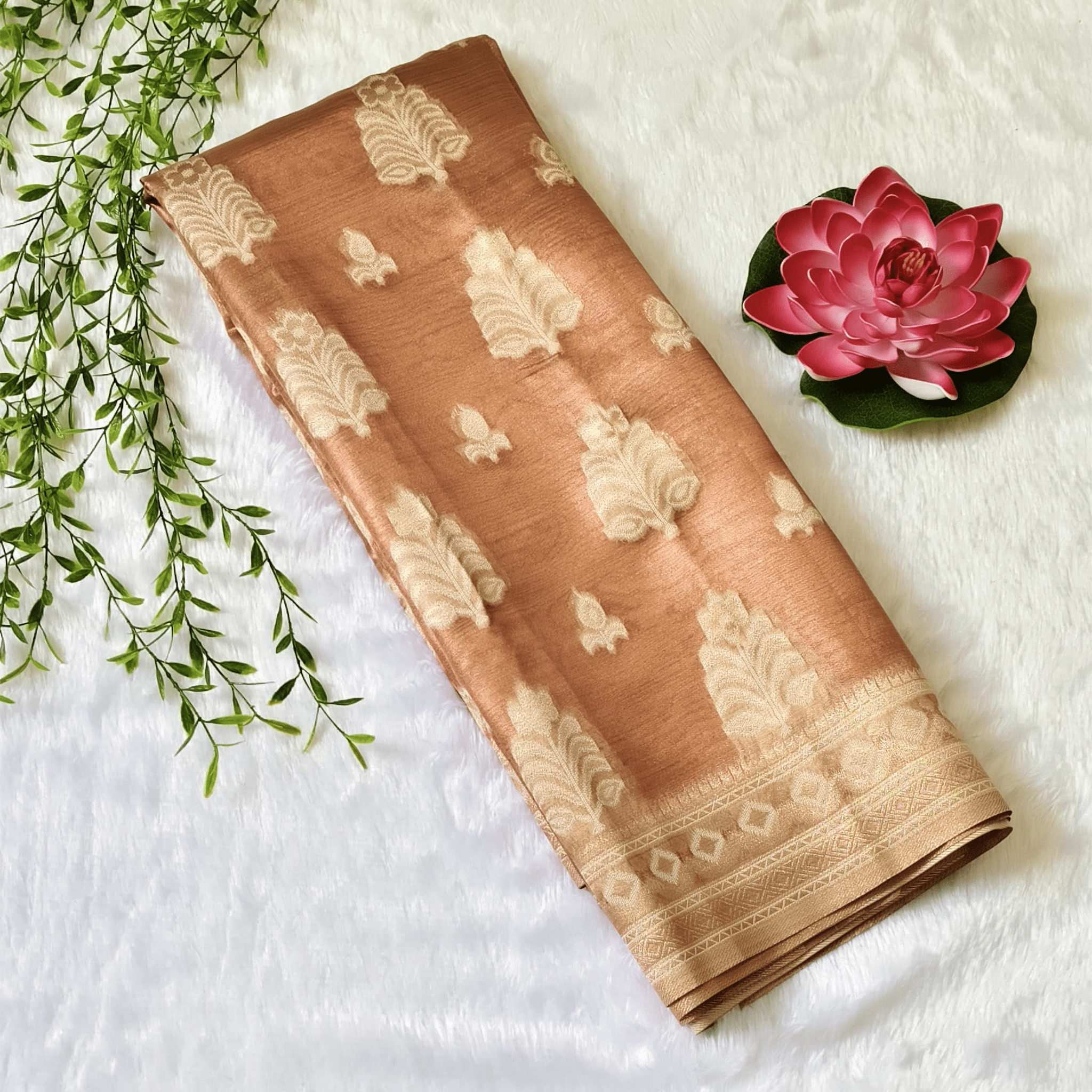 Organza Silk Saree - StitchVogue