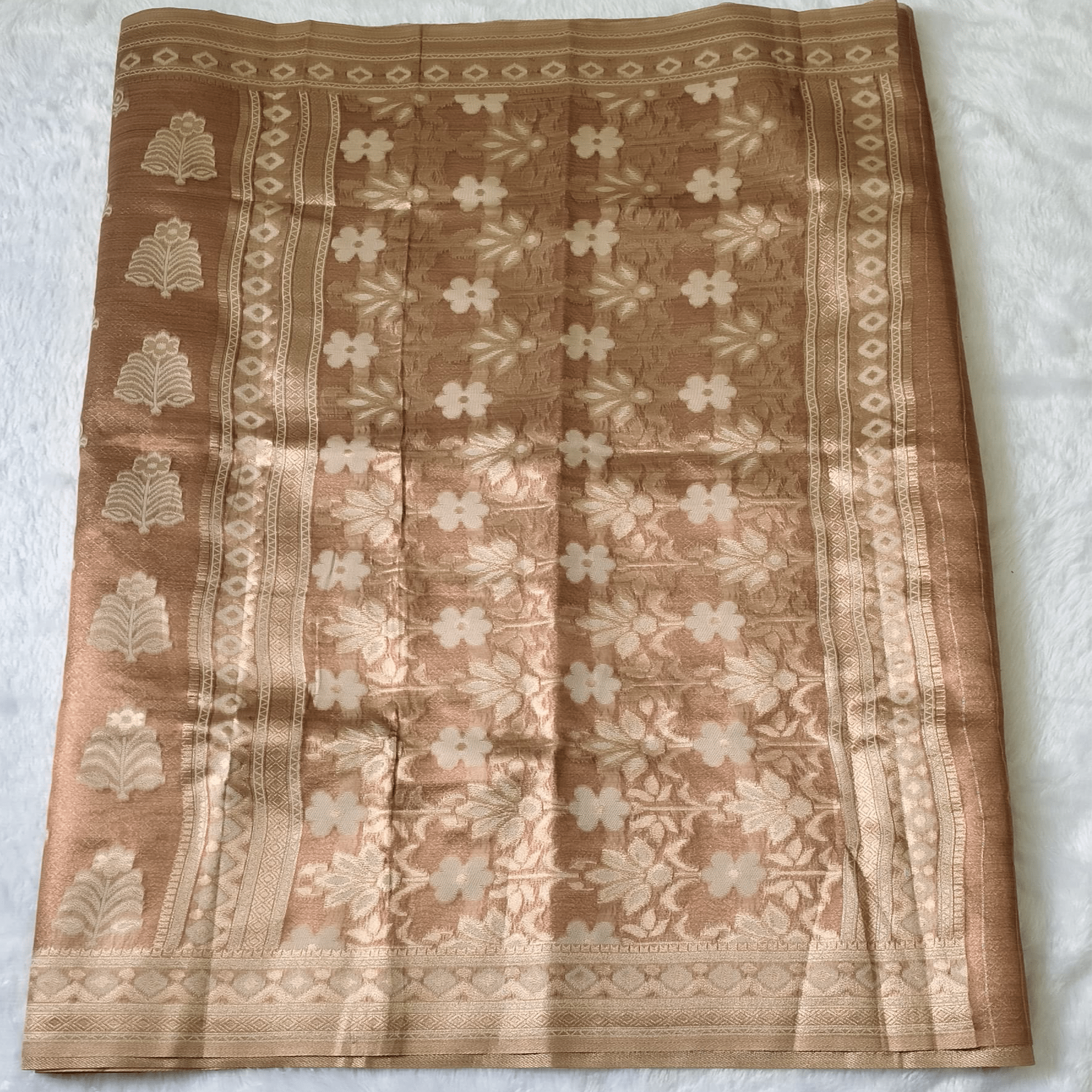 Organza Silk Saree - StitchVogue