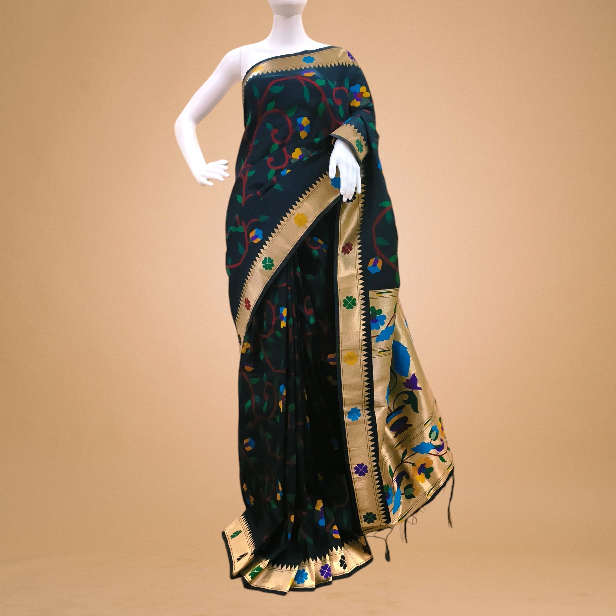 Paithani Silk Saree - StitchVogue