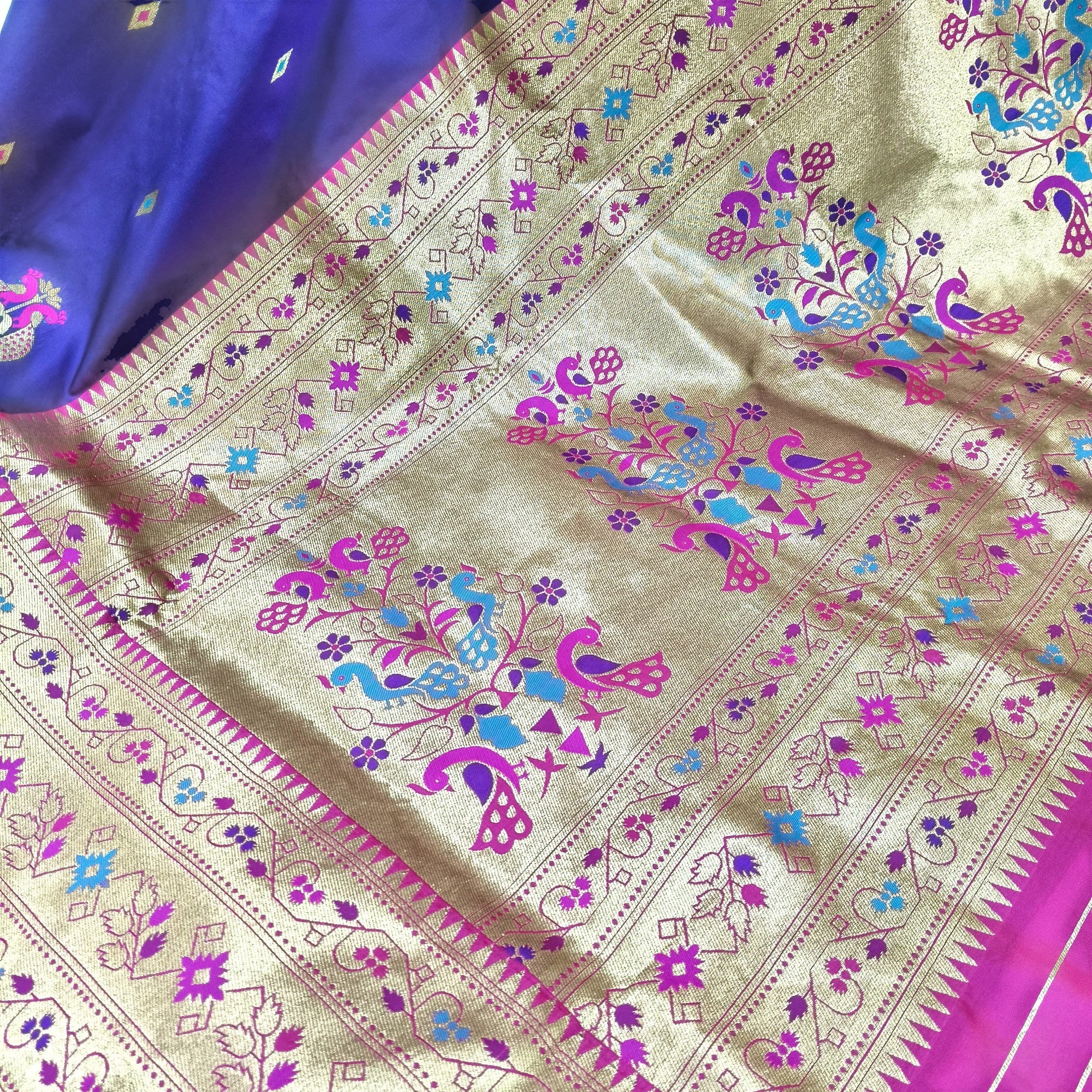 Paithani Silk Saree - StitchVogue
