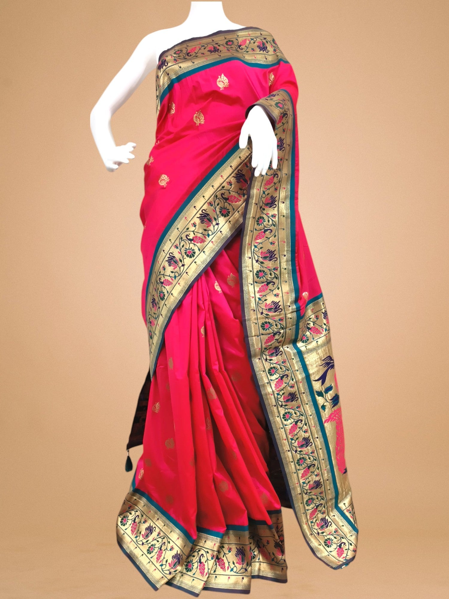 Paithani Silk Saree - StitchVogue