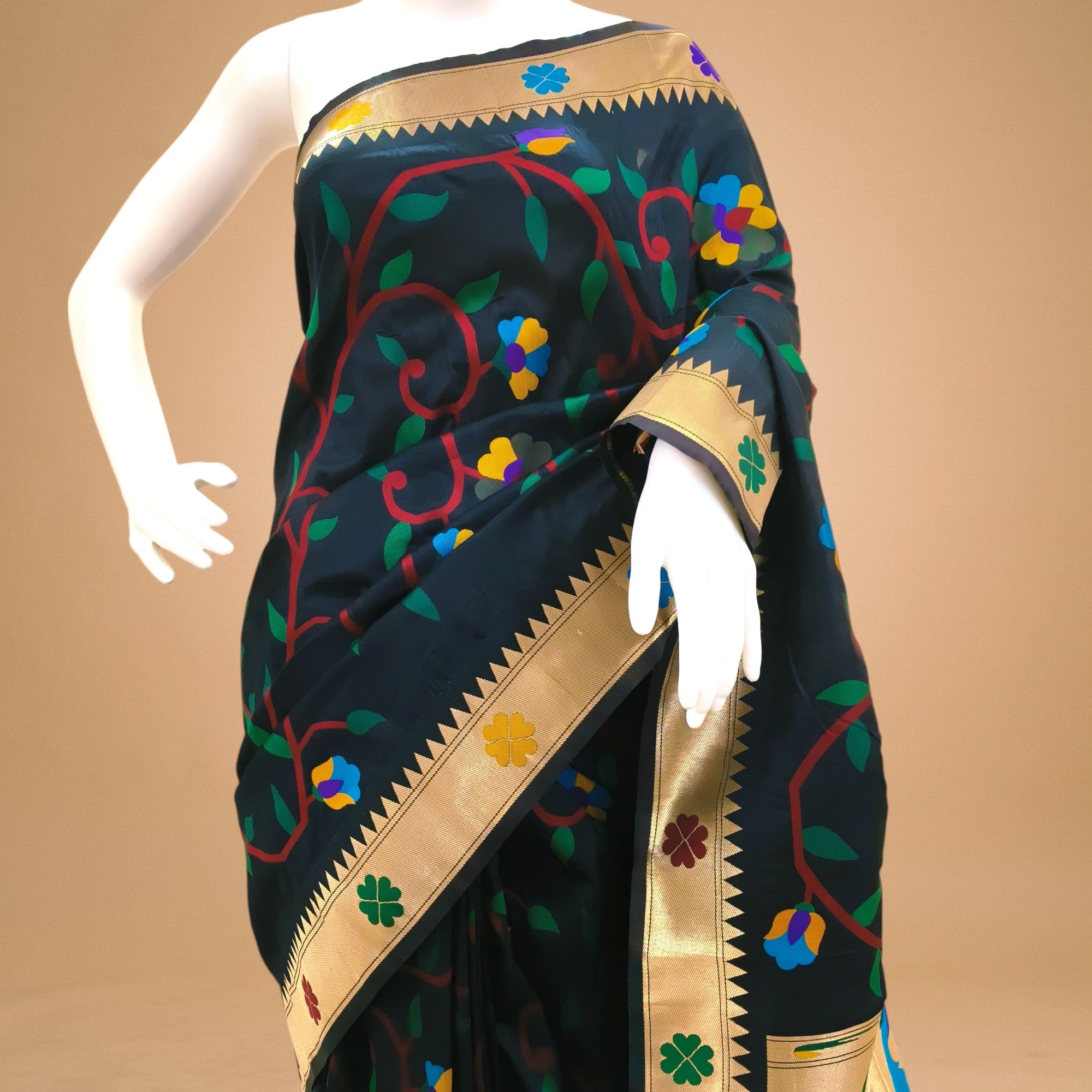 Paithani Silk Saree - StitchVogue