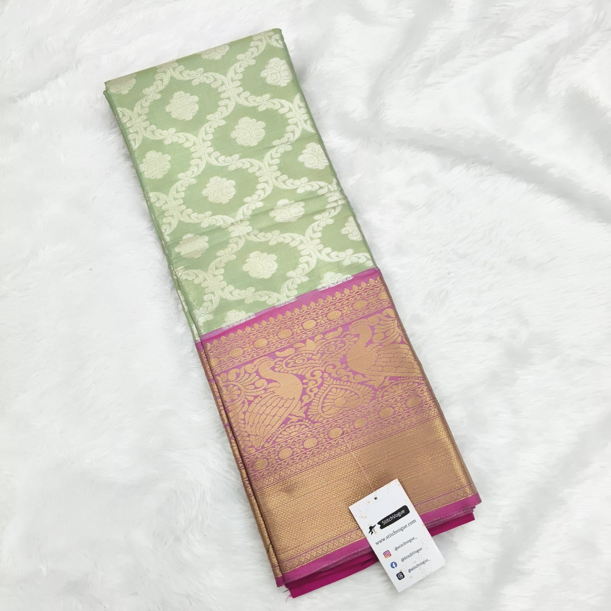 Pattu Silk Saree - StitchVogue