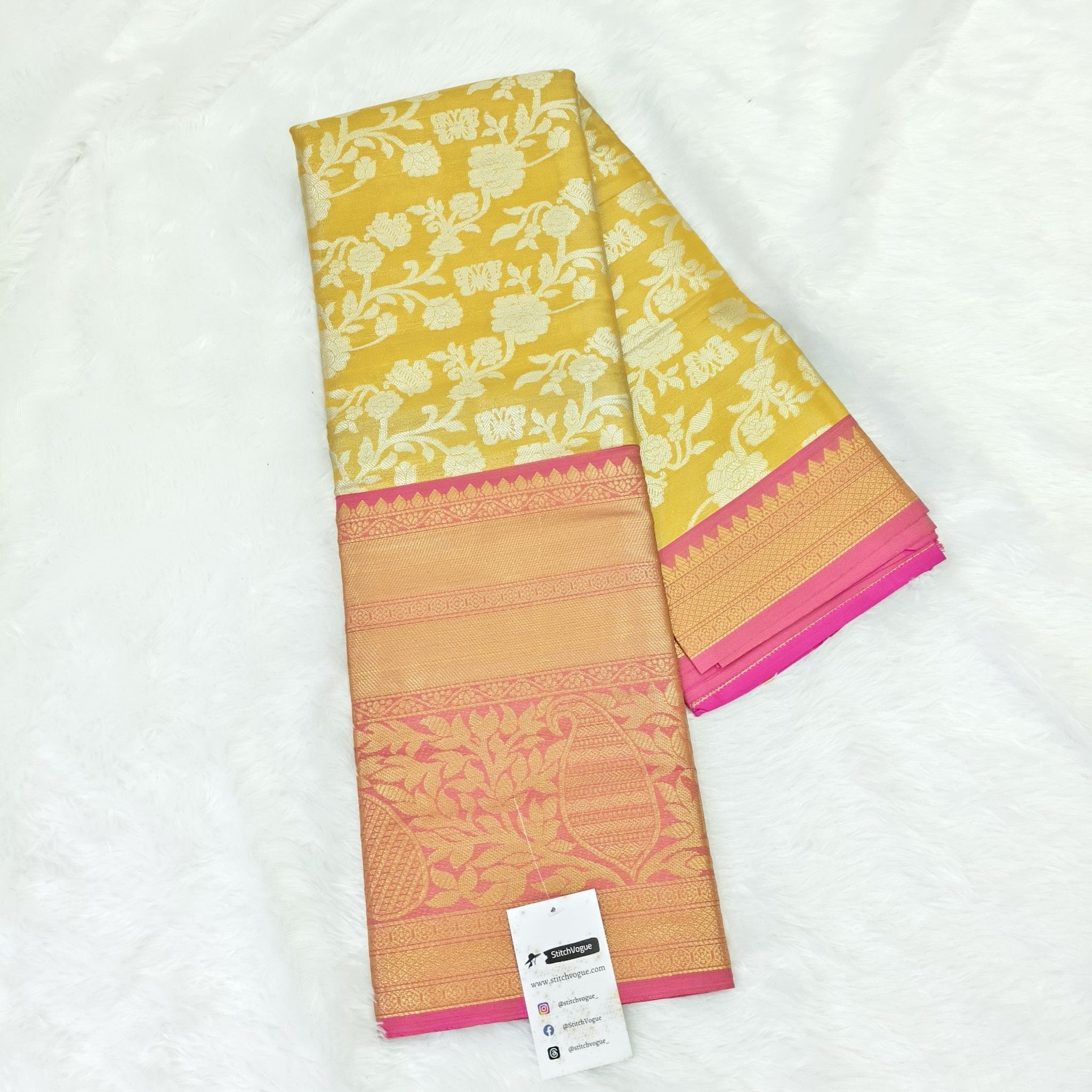Pattu Silk Saree - StitchVogue