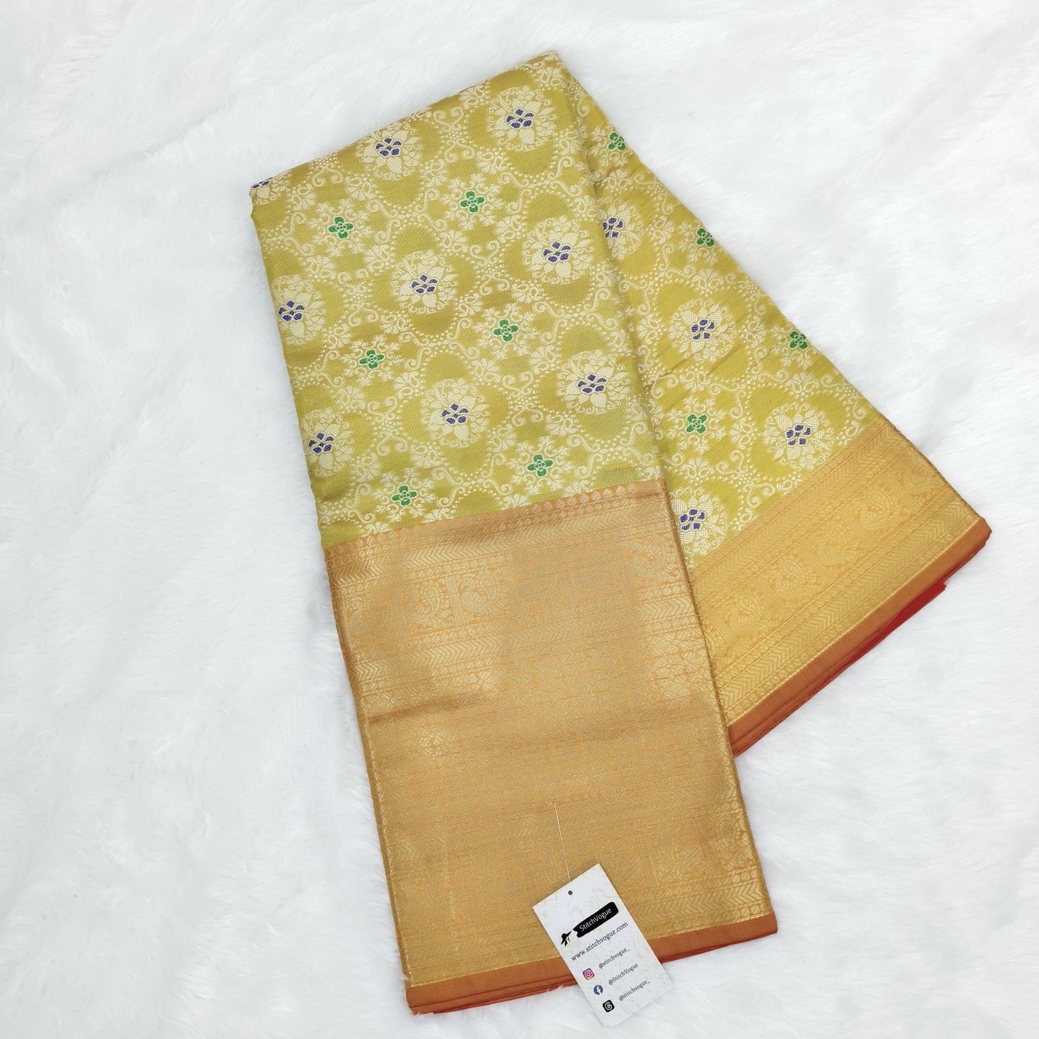 Pattu Silk Saree - StitchVogue