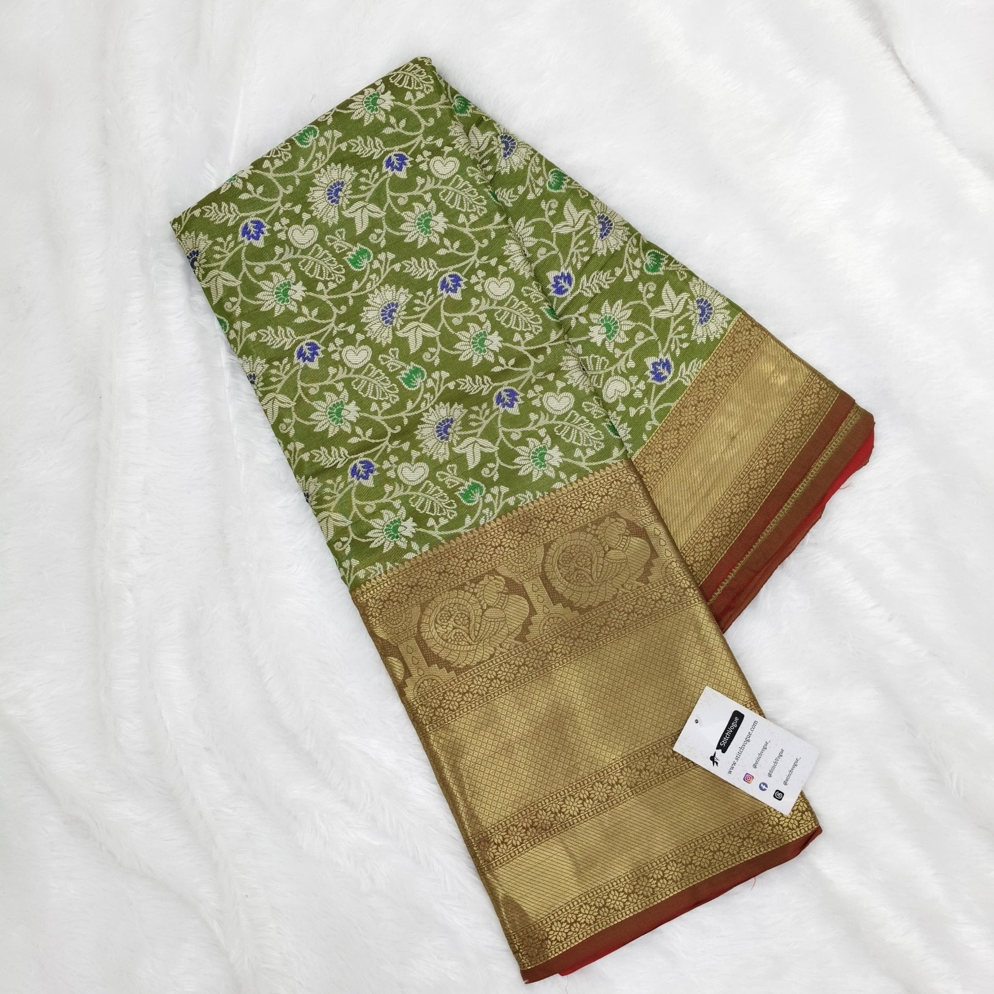 Pattu Silk Saree - StitchVogue
